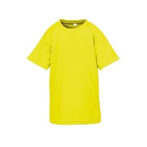 Spiro Chidlrens/Kids Impact Performance Aircool T-Shirt / Flo Yellow